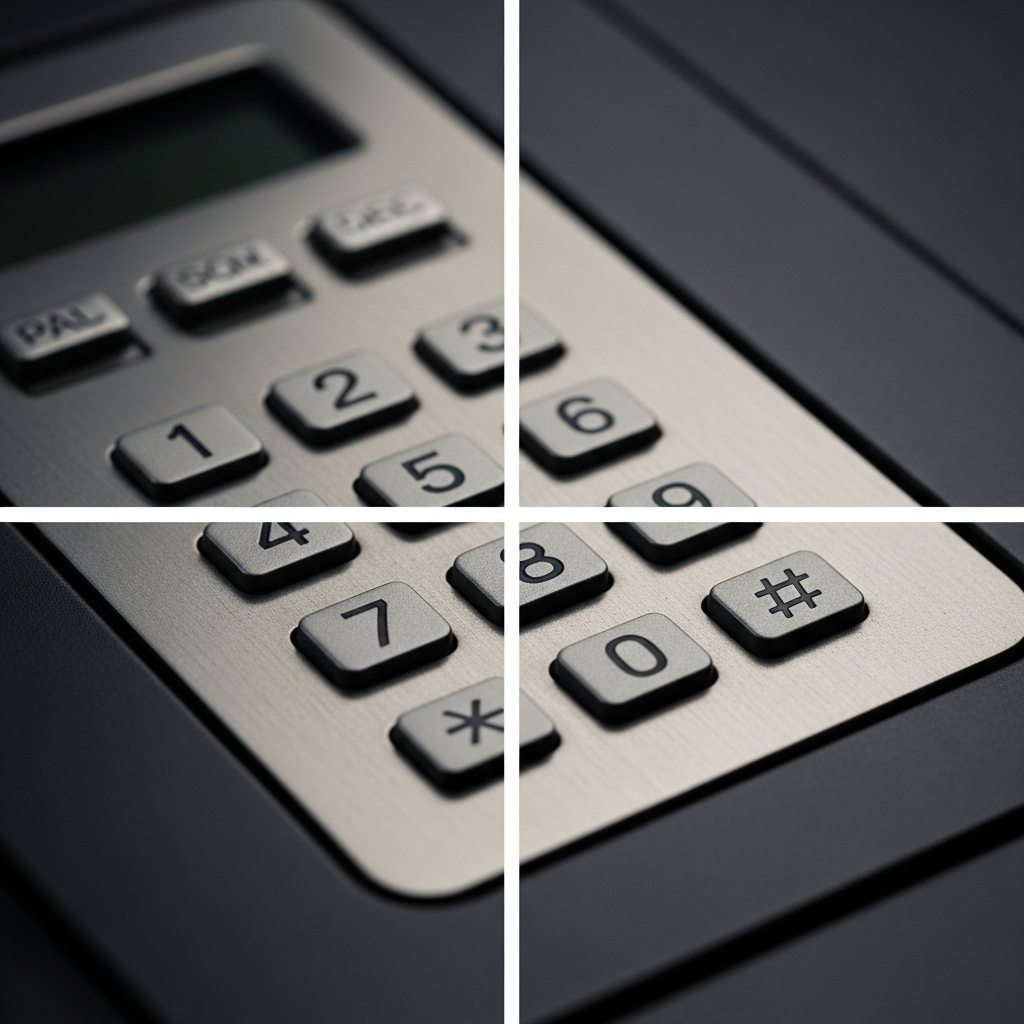 Security keypad access control system